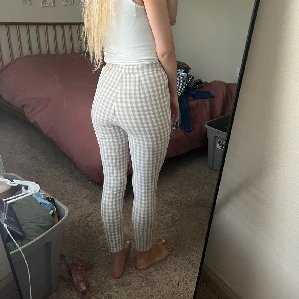 SOLD ON CROSSPOST Urban Outfitters gingham pull on pants - Picture 4 of 9